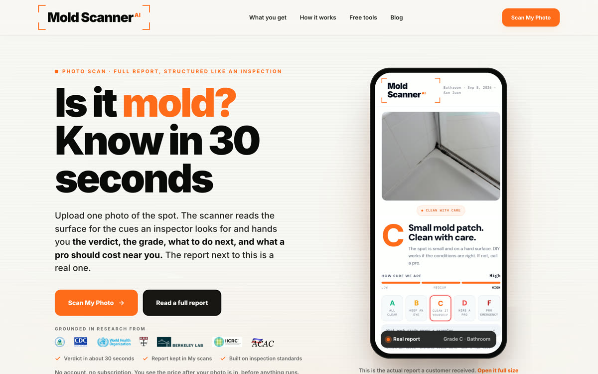 Mold Scanner AI